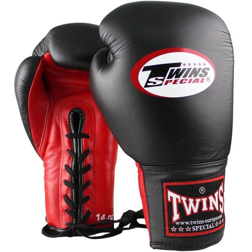 Боксерские перчатки Twins Special (BGLL-1 black/red)